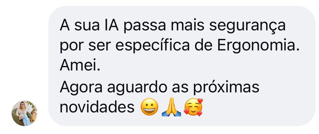 Depoimento de aluna sobre o ErgoAssist
